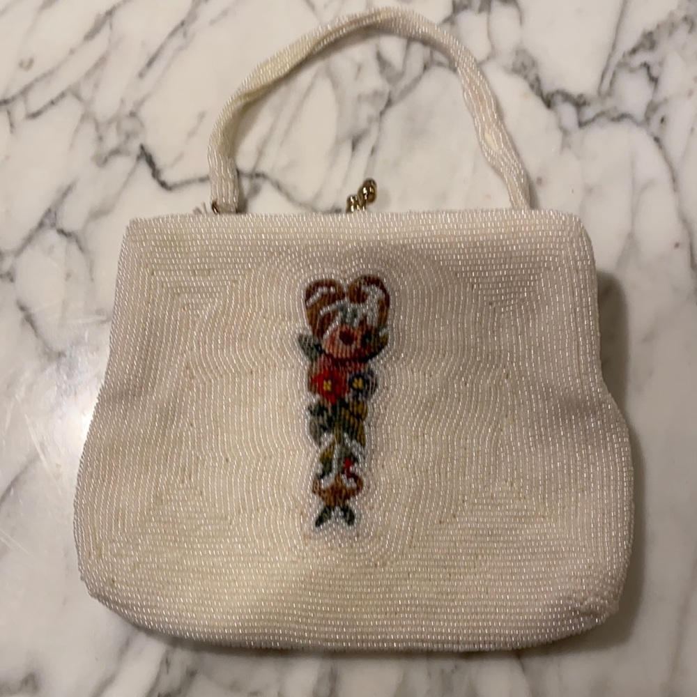 Broadway beaded clutch